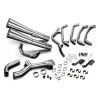 Delkevic Exhaust System 4-1 Classic Megaphone | Silver | Kawasaki Z1300
