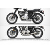 Zard Uitlaatsysteem Short RVS | Zilver | Triumph Bonneville 900 T100 & Bonneville T120