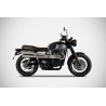 Zard Uitlaatsysteem Hoog RVS | Zilver | Triumph Bonneville 900 T100 & Bonneville T120