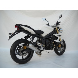 Zard Uitlaat 3-1 Conisch Rond RVS | Zilver | Triumph Street Triple 675