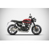 Zard Uitlaatsysteem SP Version RVS | Zilver | Triumph Speed Twin 1200 & Thruxton 1200 R/RS