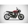 Zard Uitlaten SP Version RVS | Zilver | Triumph Speed Twin 1200