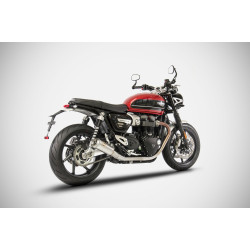 Zard Uitlaten SP Version RVS | Zilver | Triumph Speed Twin 1200 & Thruxton 1200 R/RS