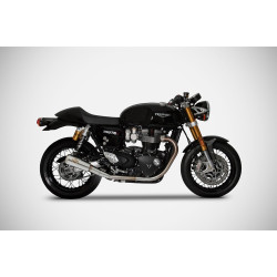 Zard Uitlaten SP Version RVS | Zilver | Triumph Speed Twin 1200 & Thruxton 1200 R/RS