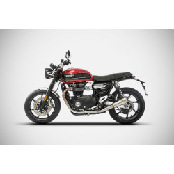 Zard Uitlaten SP Version RVS | Zilver | Triumph Speed Twin 1200 & Thruxton 1200 R/RS