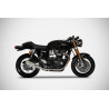 Zard Uitlaten SP Version RVS | Zilver | Triumph Speed Twin 1200 & Thruxton 1200 R/RS