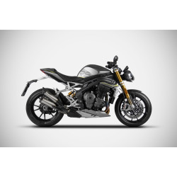 Zard Uitlaten Titanium | Zilver | Triumph Speed Triple 1200 RR/RS