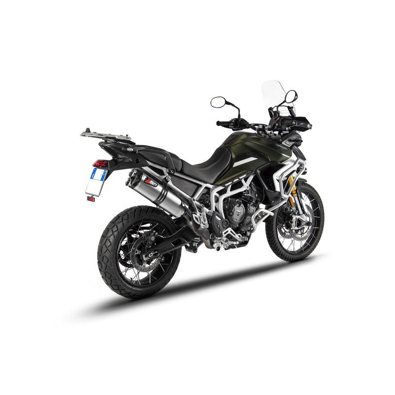 Zard Uitlaat Titanium | Zilver | Triumph Tiger 900