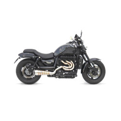 Zard Uitlaatsysteem Conisch Rond (Snake) RVS | Zilver | Triumph Rocket III 2300