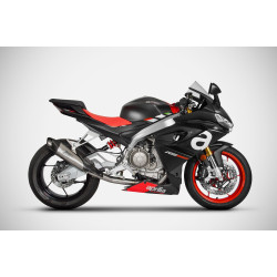 Zard Uitlaatsysteem Titanium | Zilver | Aprilia RS/Tuono 660