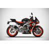 Zard Uitlaatsysteem Titanium | Zilver | Aprilia RS/Tuono 660