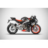 Zard Uitlaatsysteem Titanium | Zilver | Aprilia RS/Tuono 660
