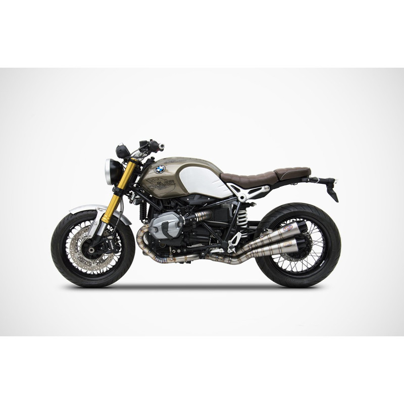 Zard Uitlaatsysteem Titanium | Zilver | BMW R-NineT 1200