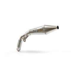 Zard Uitlaatbochten 2-1 Hardy RVS | Zwart | BMW R-NineT 1200