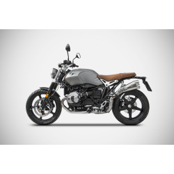 Zard Uitlaatbochten 2-1 Hardy RVS | Zwart | BMW R-NineT 1200
