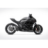 Zard Uitlaat RVS | Zwart | Ducati 1200 Diavel