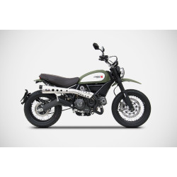 Zard Uitlaatsysteem Hoog Special RVS | Zilver | Ducati 803 Scrambler