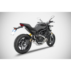 Zard Uitlaat Zuma RVS | Zilver | Ducati 797 Monster