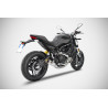 Zard Uitlaat Zuma RVS | Zilver | Ducati 797 Monster