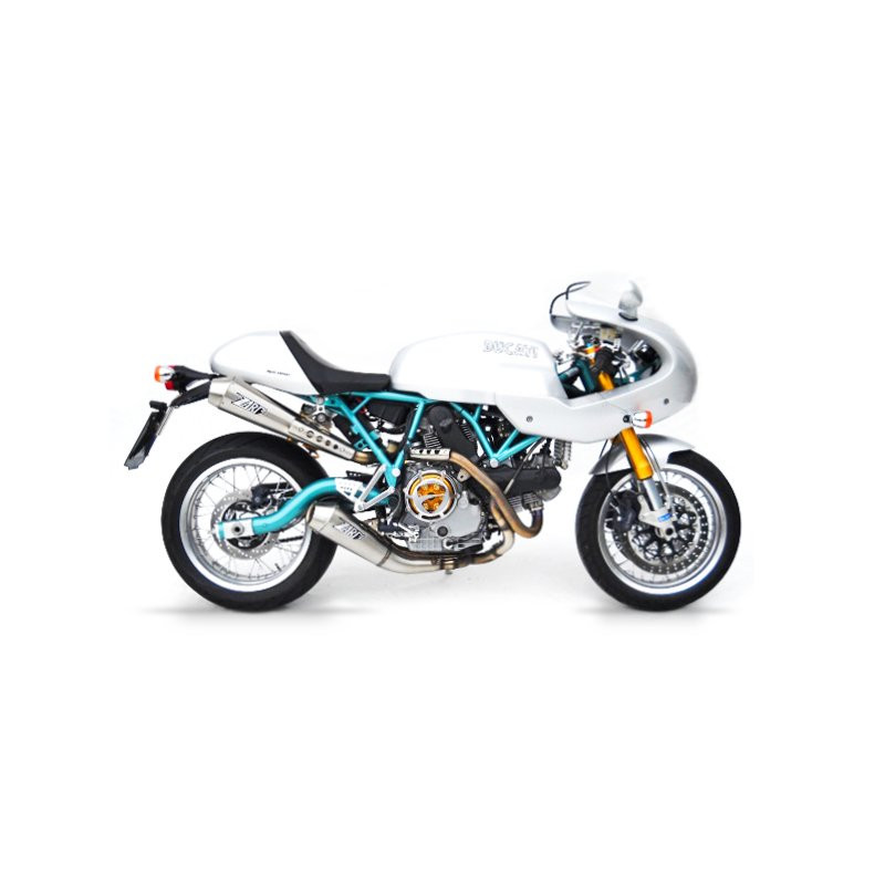 Zard Uitlaatsysteem RVS | Zilver | Ducati 1000 Paul Smart & Sport 1000