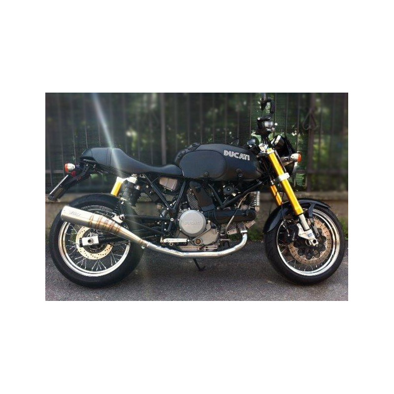 Zard Uitlaten Conisch Snake RVS | Zilver | Ducati GT1000