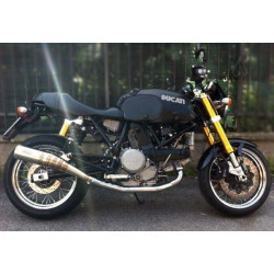 Zard Uitlaten Conisch Snake RVS | Zilver | Ducati GT1000