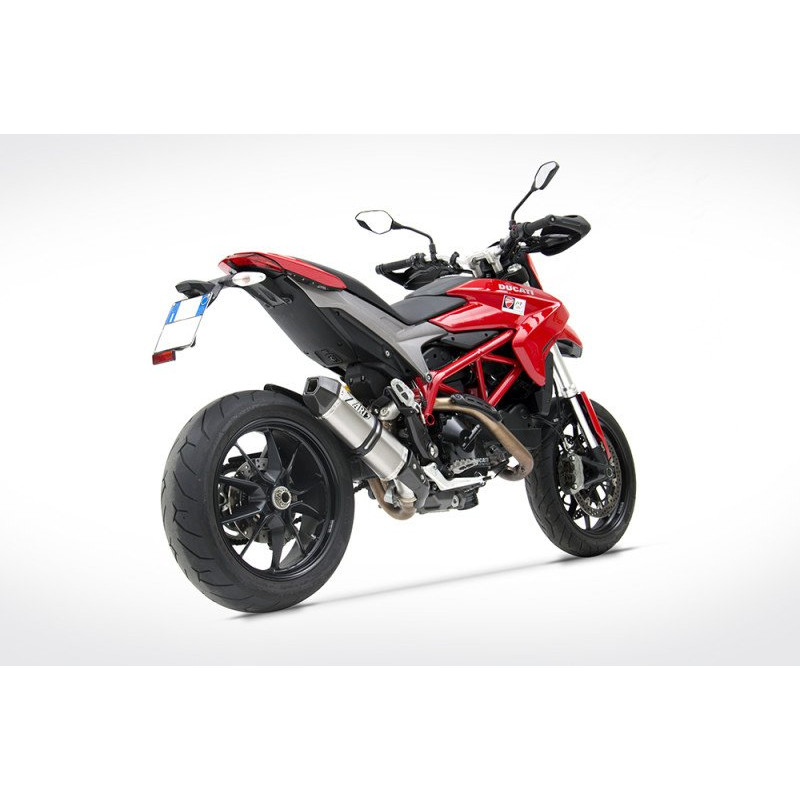 Zard Uitlaat Penta RVS | Zilver | Ducati 821 Hypermotard SP & 821 Hypermotard/Hyperstrada
