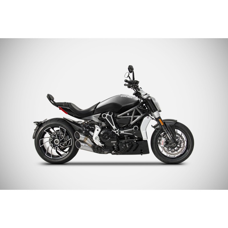Zard Uitlaatsysteem RVS | Zilver | Ducati 1260 Diavel X