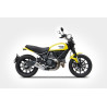 Zard Uitlaat Laag Basso RVS | Zilver | Ducati 803 Scrambler