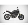 Zard Uitlaat Basso RVS | Zilver | Ducati 797 Monster