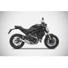 Zard Uitlaat Zuma RVS | Zilver | Ducati 797 Monster