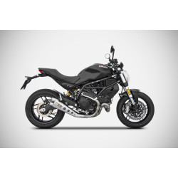 Zard Uitlaat Special RVS | Zilver | Ducati 797 Monster
