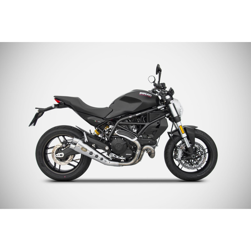 Zard Uitlaat Special RVS | Zilver | Ducati 797 Monster