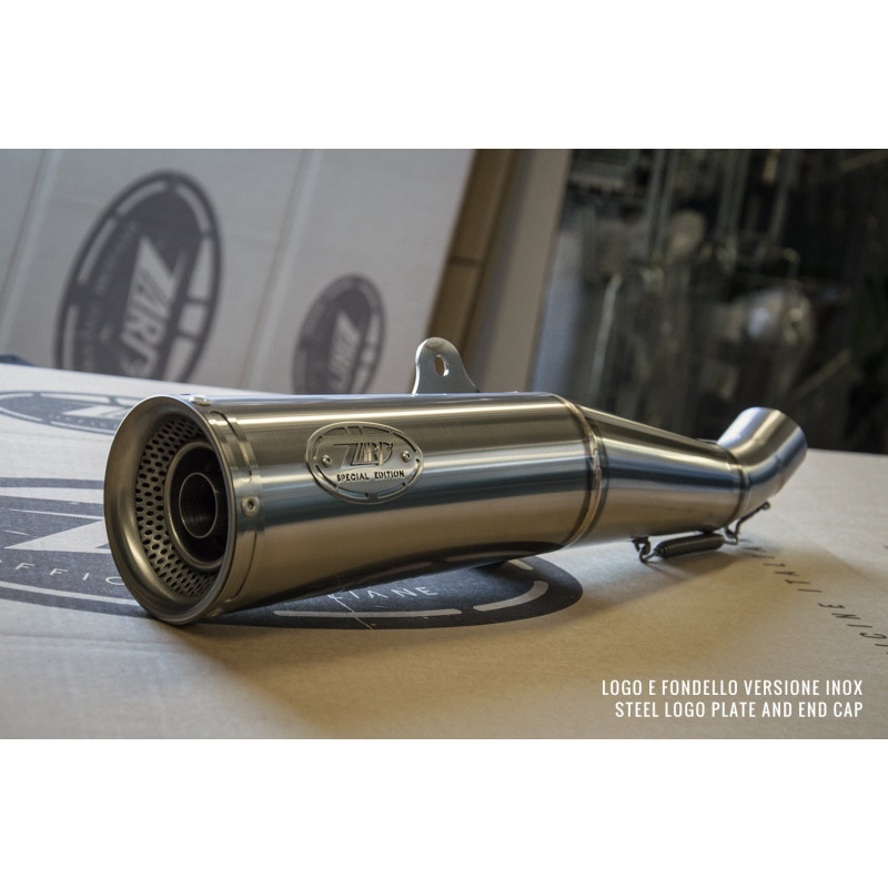 Zard Uitlaat Zuma RVS | Zilver | Ducati 803 Scrambler