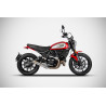 Zard Uitlaat Zuma RVS | Zilver | Ducati 803 Scrambler