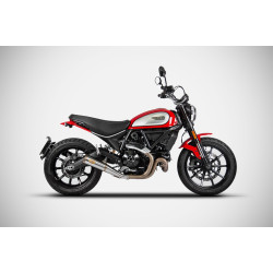 Zard Uitlaat Zuma RVS | Zilver | Ducati 803 Scrambler