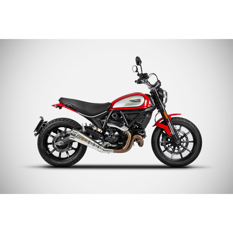 Zard Uitlaat Special RVS | Zilver | Ducati 803 Scrambler