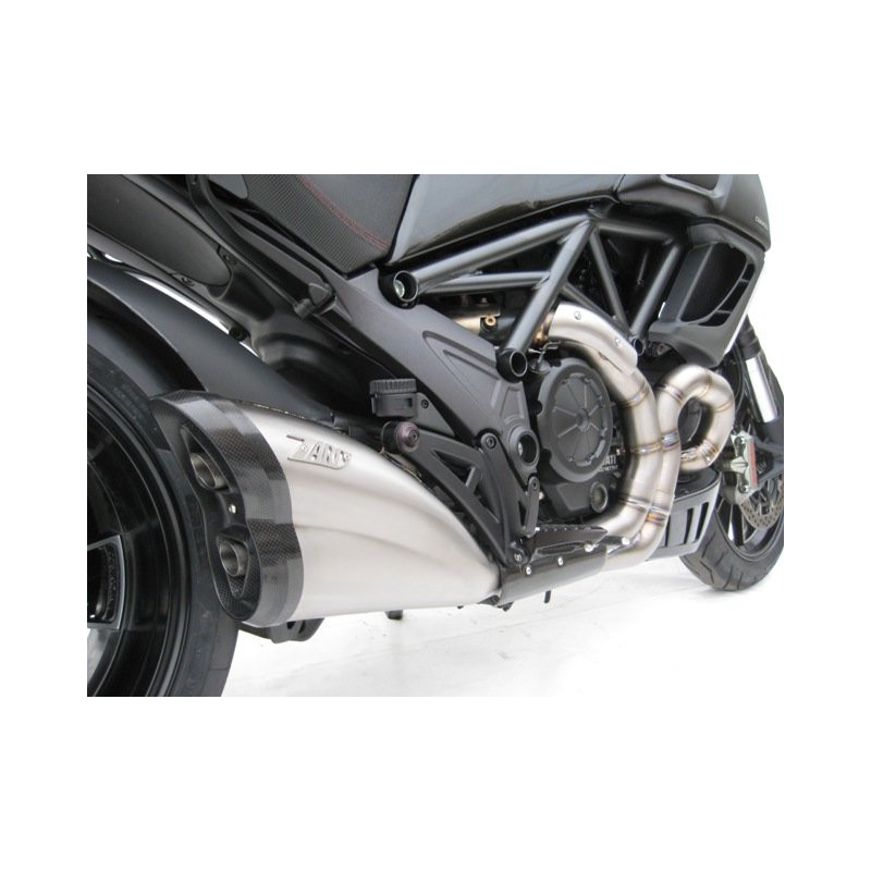 Zard Uitlaatbochten RVS | Zilver | Ducati 1200 Diavel
