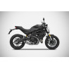 Zard Uitlaatsysteem Conisch Titanium | Zilver | Ducati 797 Monster