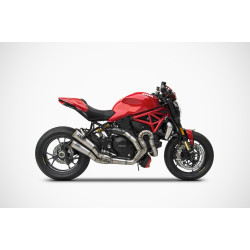 Zard Uitlaatsysteem RVS | Zilver | Ducati 1200 Monster S