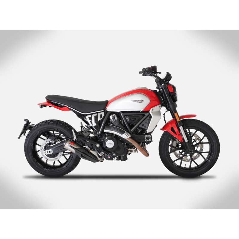 Zard Uitlaat Titanium | Zilver | Ducati 803 Scrambler