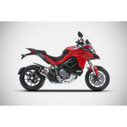 Zard Uitlaat Kort Titanium | Zilver | Ducati 1260 Multistrada