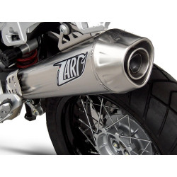 Zard Uitlaat 2-1 Conisch Rond RVS | Zilver | Moto Guzzi 1200 Stelvio