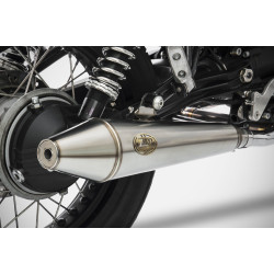 Zard Uitlaten Conisch Rond RVS | Zilver | Moto Guzzi 744 V7 II