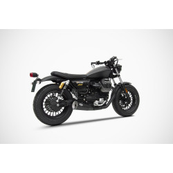 Zard Uitlaten RVS | Zilver | Moto Guzzi 850 V9 Bobber/Roamer