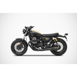 Zard Uitlaten RVS | Zilver | Moto Guzzi 850 V9 Bobber/Roamer