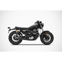 Zard Uitlaten RVS | Zilver | Moto Guzzi 850 V9 Bobber/Roamer
