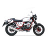 Zard Uitlaten Conisch Rond RVS | Zilver | Moto Guzzi 744 V7 Classic