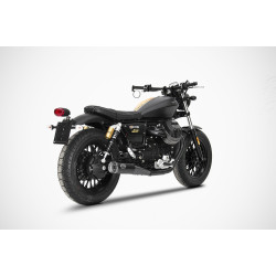 Zard Uitlaten RVS | Zilver | Moto Guzzi 850 V9 Bobber/Roamer