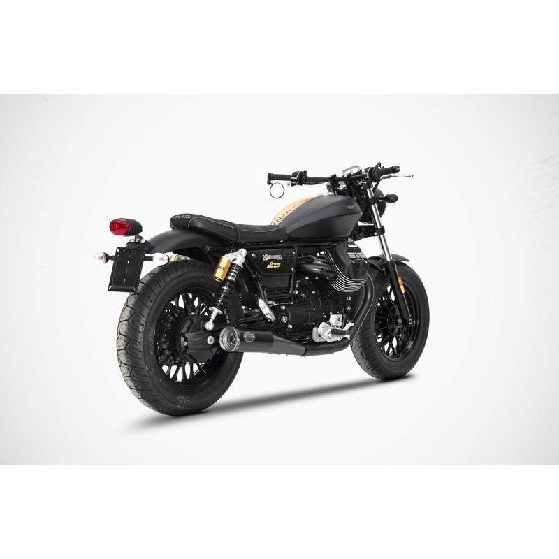 Zard Uitlaten RVS | Zilver | Moto Guzzi 850 V9 Bobber/Roamer